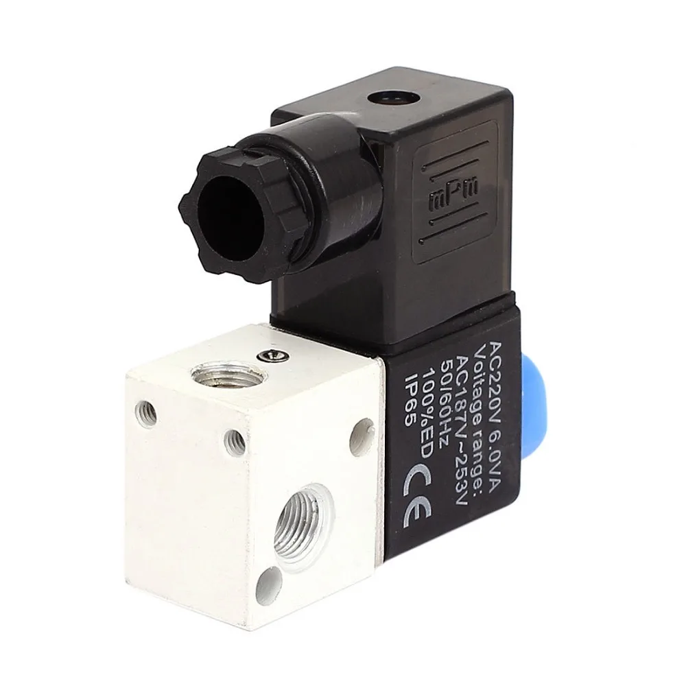 3V1 06 AC 220V 6VA 2 положения 3 пути пневматический Соленоидный клапан катушки|solenoid valve