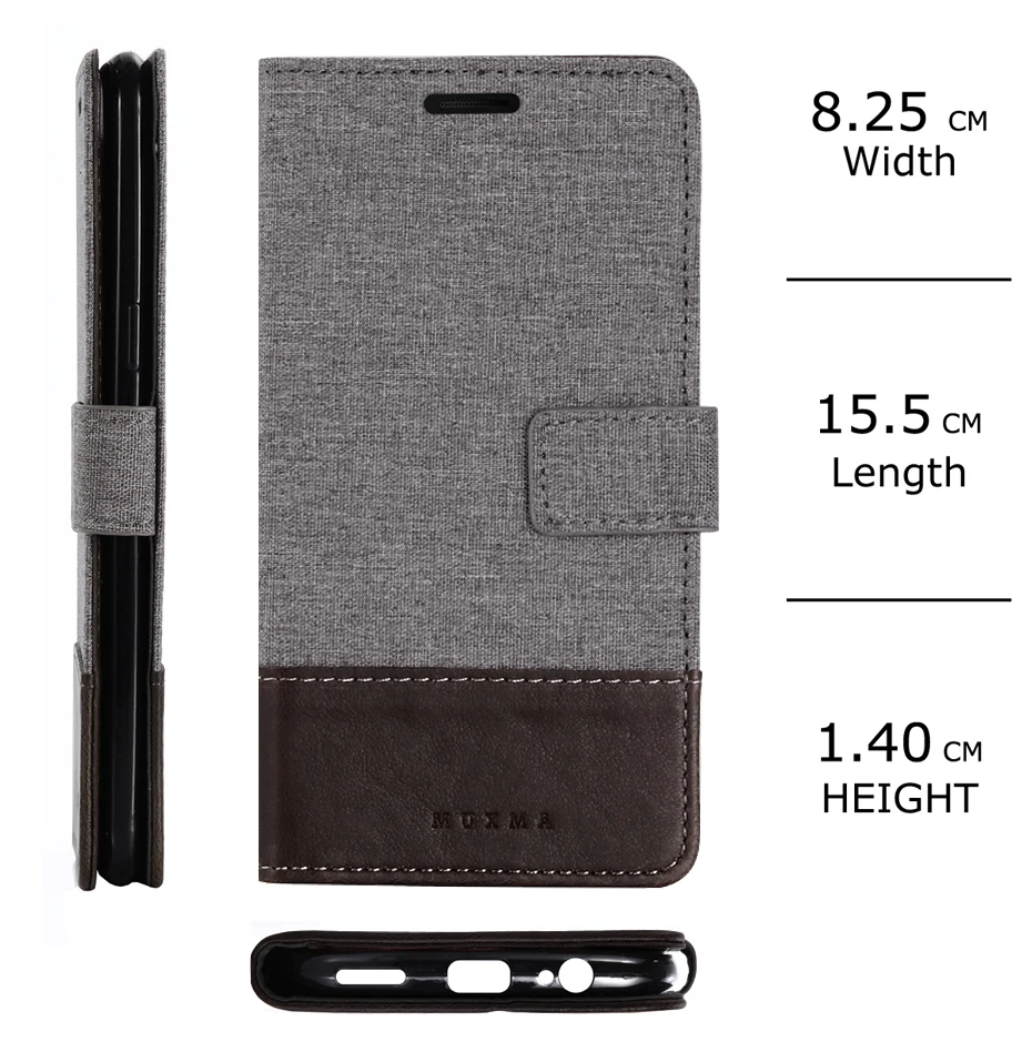 NKOBEE Oneplus 5 Flip Cover Wallet Card Holder Stand Oneplus 5 Case Original Protetive Linen+Leather Stitching One Plus 5 Cover (2)