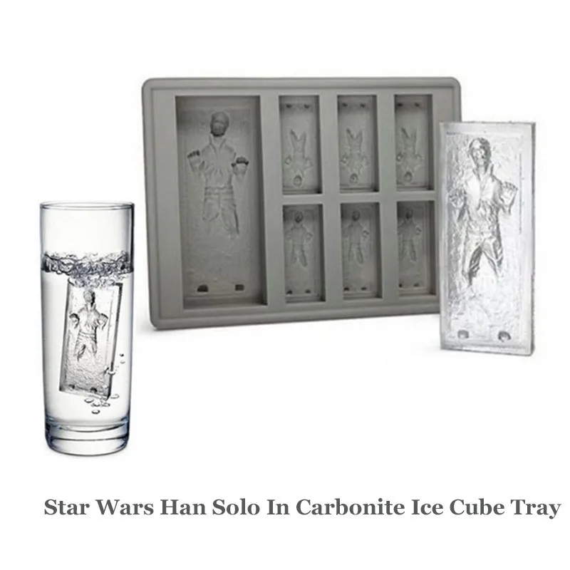 

Star Wars Han Solo In Carbonite Silicone Ice Mold Mini Ice Cube Tray Funny Party Drink Ice New Tricks Maker