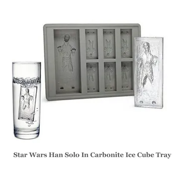 

Star Wars Han Solo In Carbonite Silicone Ice Mold Mini Ice Cube Tray Funny Party Drink Ice New Tricks Maker