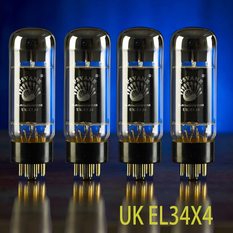 4 шт. Psvane UK-EL34(EL34B, 6CA7-Z, 6CA7-T, WE6CA7) HIFI совпадающие quad вакуумные трубки Новые