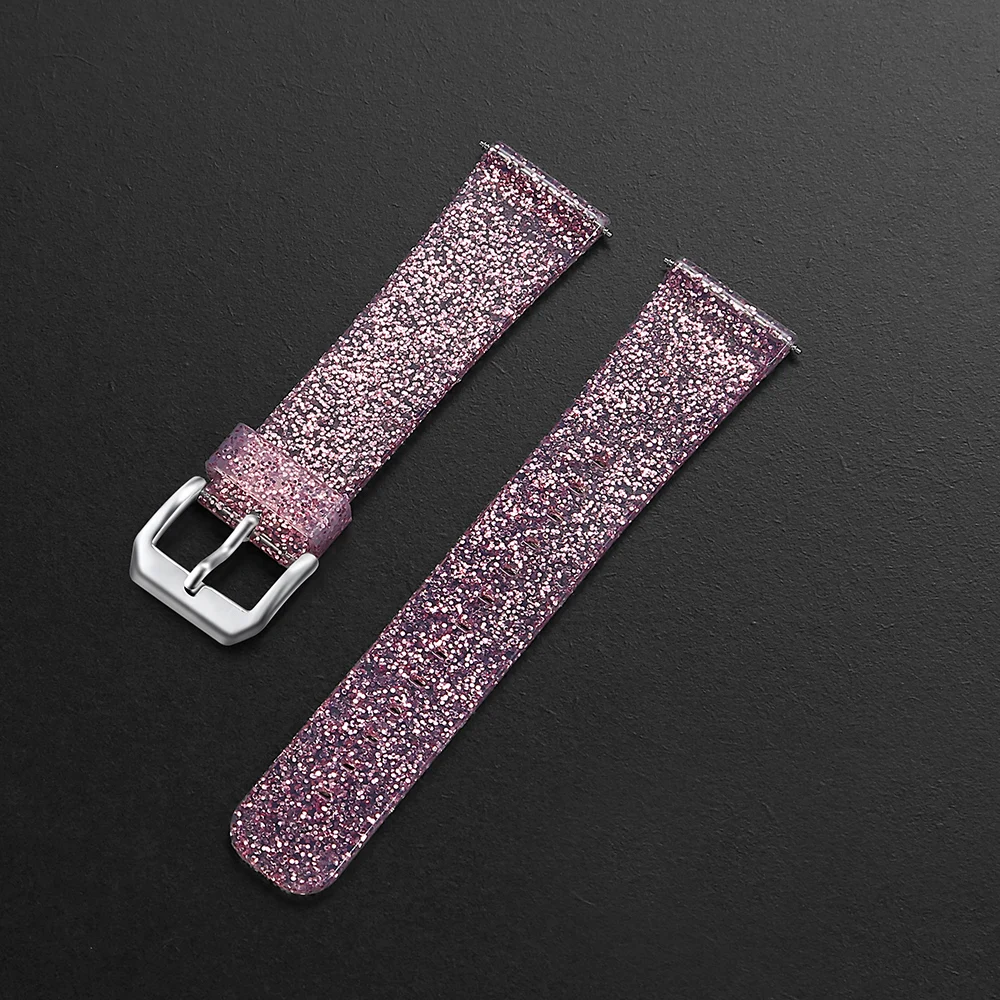 Новое поступление блестящий ремешок для Fitbit Versa lite/Versa на запястье умных часов