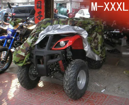 

Camouflage ATV ATC Cover Motorcycle Quad bike Universal PU WaterProof Heatproof Size M-XXXL Available