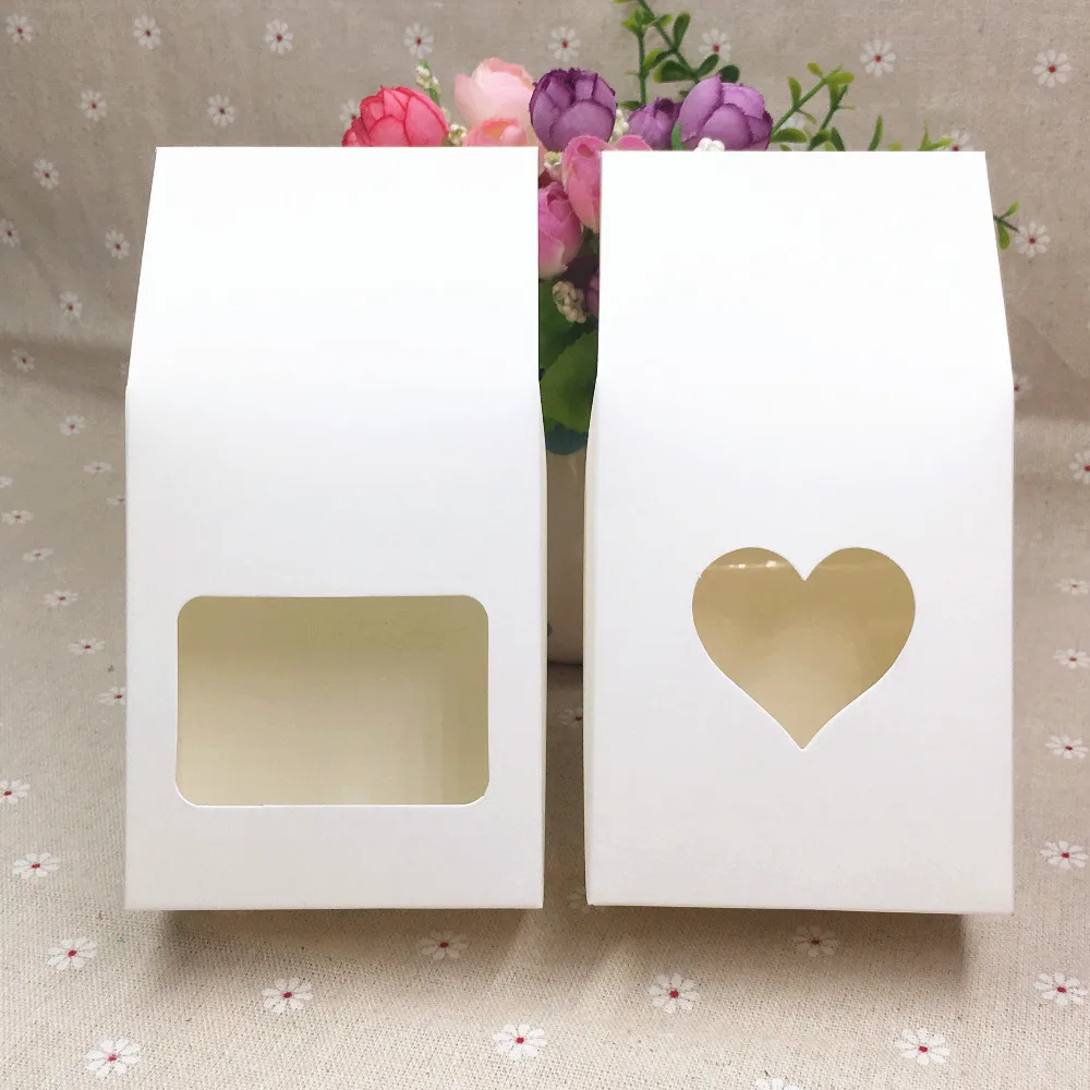 50 шт./лот, подарочные коробки из крафт-бумаги для свадьбы, романтическая коробка для конфет, вечерние украшения, Подарочная коробка с Рождеством