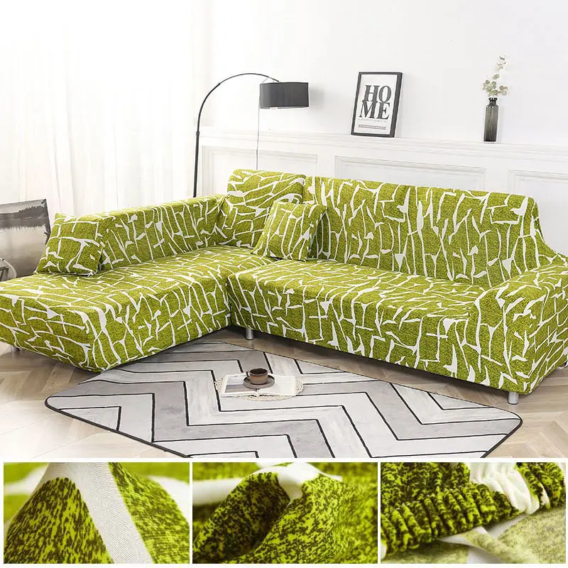 

1/2PC Sofa Covers for Living Room Needs Order Sofa Cover Set (2piece) If is L-shape Corner Sofa Protect Furniture From Kids Pets