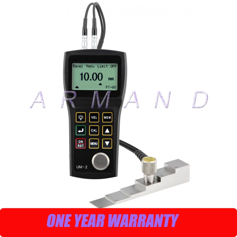 Handheld Ultrasonic Thickness Gauge Portable Thickness Meter UM 2 0.8