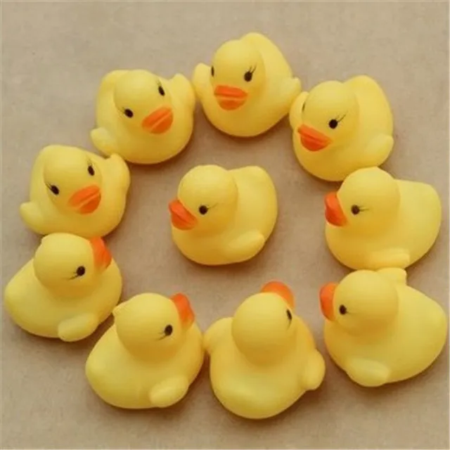 Hot Half One Dozen 6 Rubber Duck Duckie Baby Shower Water toys for baby kids children Birthday Favors Gift toy