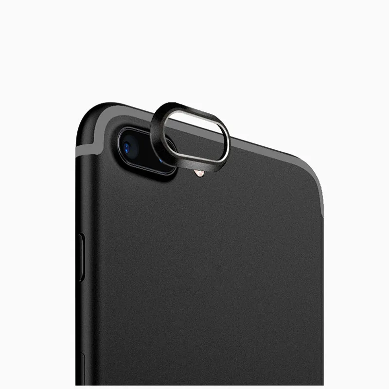 Goede Metalen Rear Camera Lens Ring Guard Cover Protector Bumper Case Bescherm voor iPhone 7 8 Plus X Gadgets
