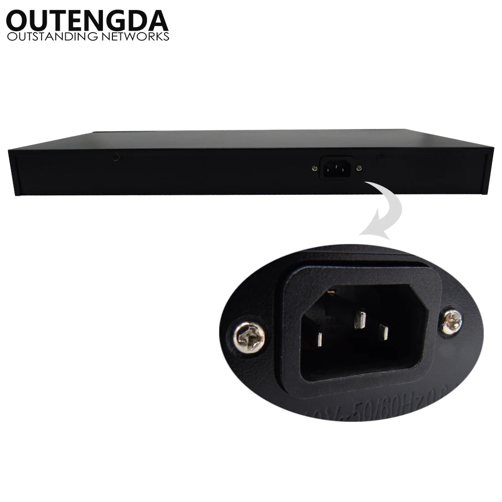 Новый коммутатор Poe с 24 портами 10/100 м мощность В через Ethernet 23 POE и 1 Uplink для Wi Fi ap ip