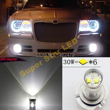 Пара белых чипов H10 9140 9145 XBD светодиодный противотуманный светильник DRL лампа для Chrysler 300 C Sebring PT Dodge Magnum Cruiser