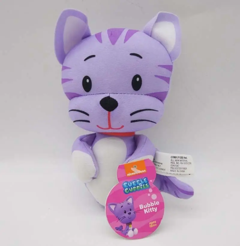 Nickelodeon Bubble Guppies KITTY Plush Toy Kid's Gift 8"in Movies & TV