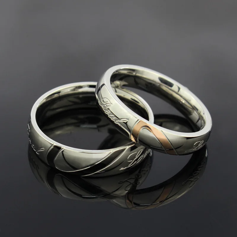 2018 New Fashion Heart Ring Wedding Rings Stainless Steel 2018 New Fashion Heart Ring Wedding Rings Stainless Steel For Men And Women In From Jewelry Accessories On Aliexpress