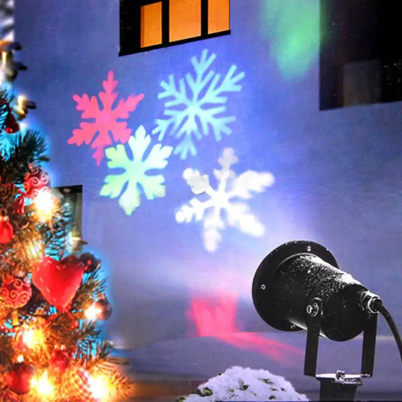 Goedkoop Projector Lamp LED Podium Licht Waterdicht Sneeuwvlok Laser Holiday Party Landschap Licht Tuin Lamp Outdoor Verlichting