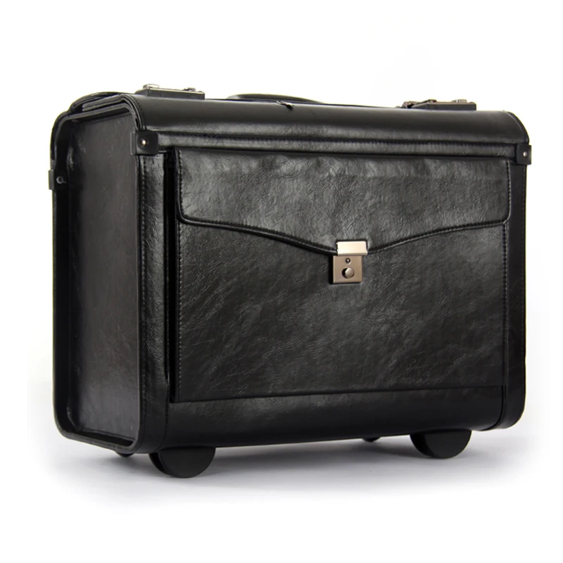 Чемодан Letrend для мужчин и женщин деловой чемодан на колесах 18 дюймов|rolling luggage|business