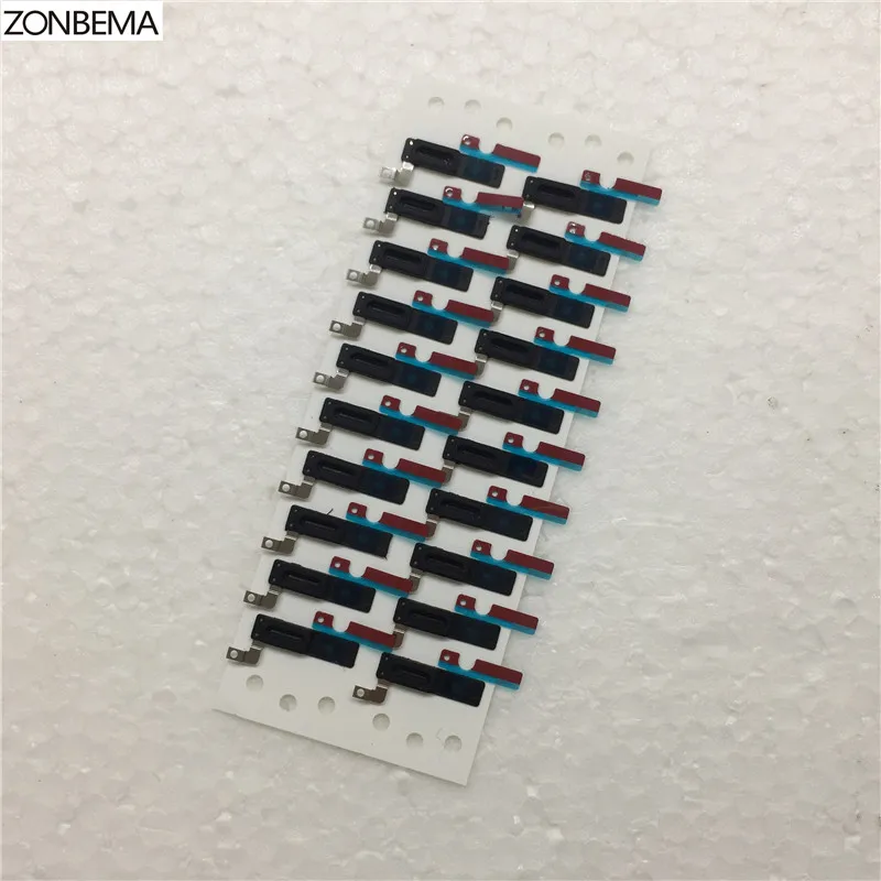 

ZONBEMA 100pcs/lot Ear Earpiece Speaker Anti Dust Proof Grill Mesh Net With Rubber Gasket Adhesive Glue For iPhone 7 8 Plus 5.5"