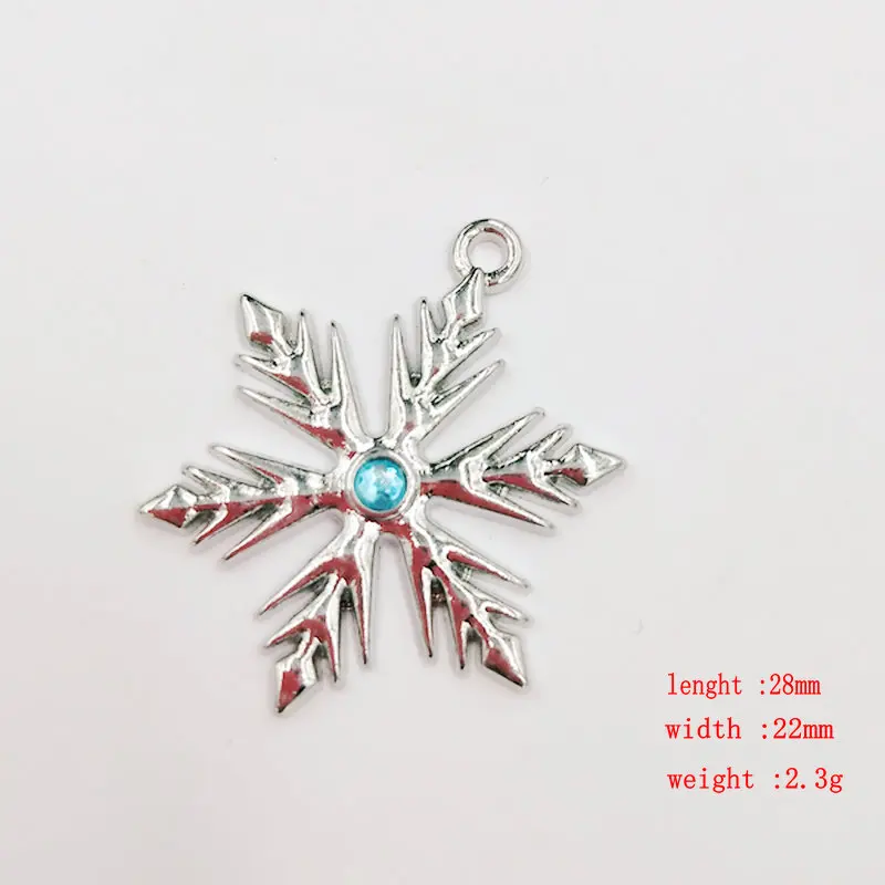 jewelry accessories snowflake Charms lady Crystal Pendants Jewelry for Women jewelry making wholesale lots bulk jewelry material