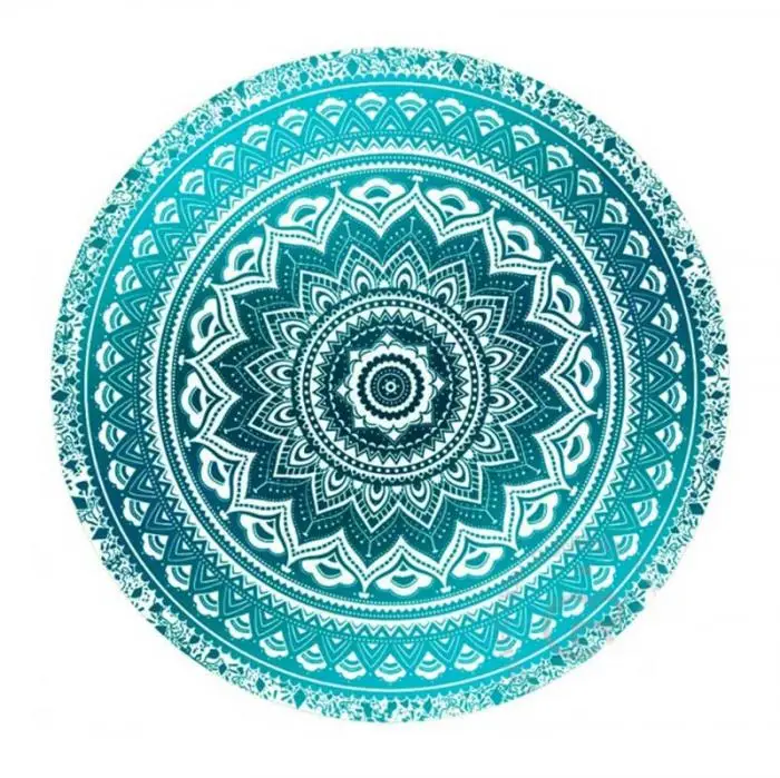 Mandala Round Tapestry Summer Beach Picnic Throw Rug Blanket Bohemia Mats LBShipping