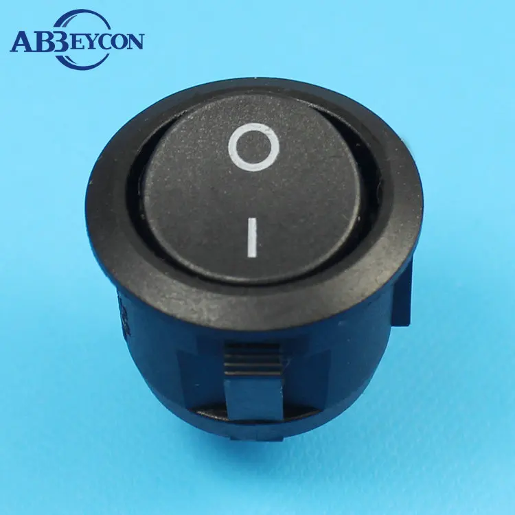 Rs244 Black Housing Rocker Switch With Waterproof Cap& Onoff Function