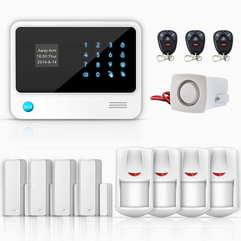 

Best Wireless WIFI GSM GPRS  Home Security Comercial Burglar Alarm Safe System Auto Dialing Dialer SMS Call