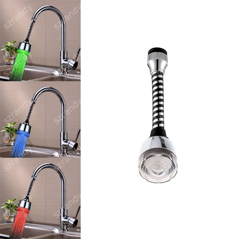 360 degree Glow Water LED Faucet Aeratorin Bibcocks from Home