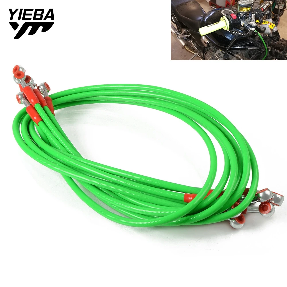 

450/600/900/1000/1100/1200 MM Hydraulic Reinforced Brake Clutch Oil Hose For Kawasaki ZX6R ZX636R ZX6RR ZX6R Most of Motorcycle