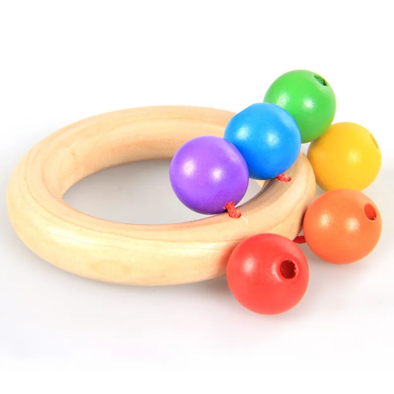 4pcs/set Baby Musical toy Educational Baby wooden Rattle Toy Bed Bell Handbell Jingle Birthday Gifts 4pcs/set Baby Musical toy Educational Baby wooden Rattle Toy Bed Bell Handbell Jingle Birthday Gifts