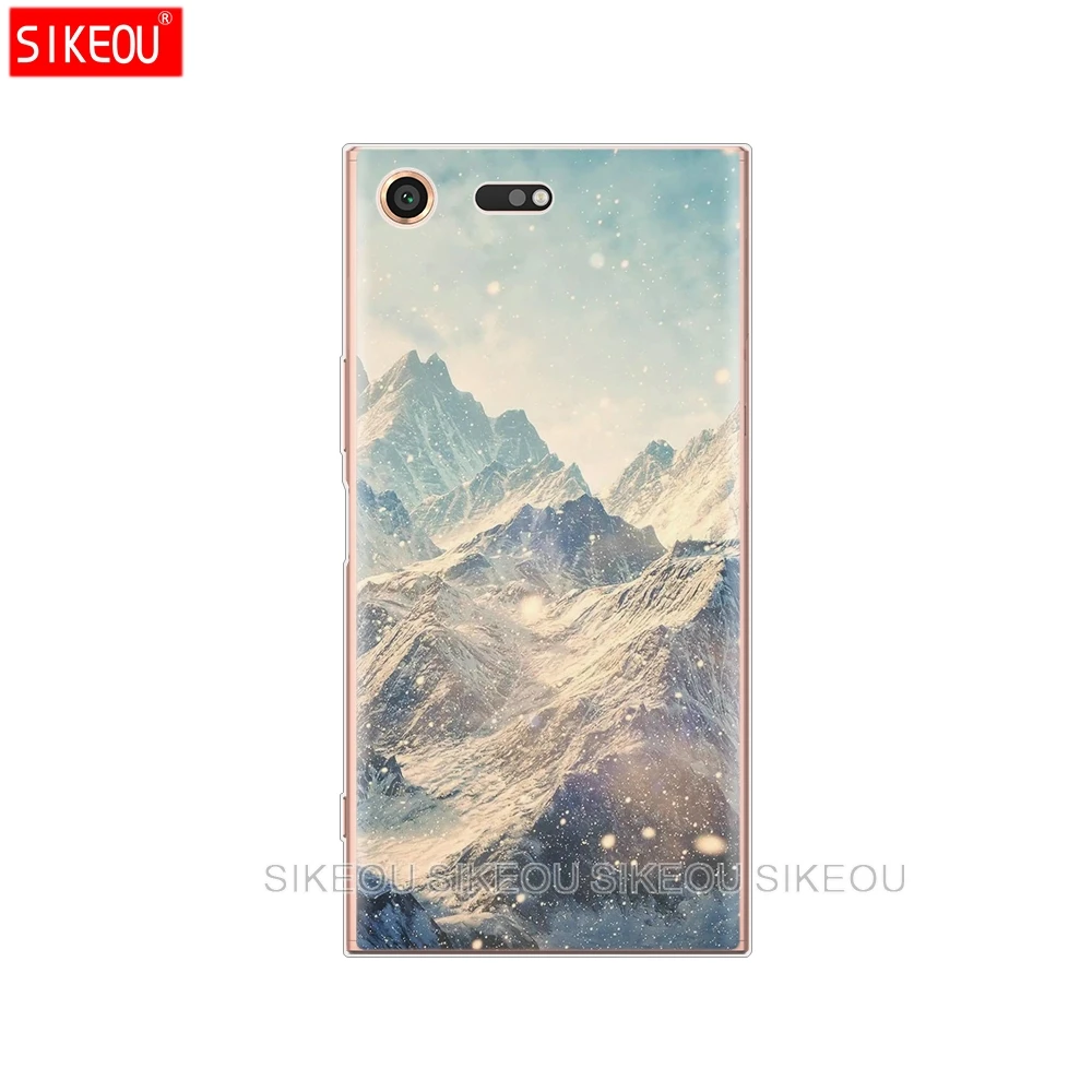 Силиконовый чехол для Sony Xperia XZ2 компактный XZ1 /XZ1 Compact/XZ Премиум мягкий из