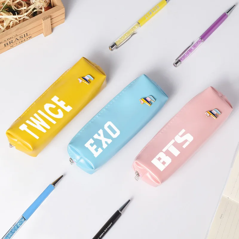 Korean Style Kpop GOT7 BTS WANNA ONE EXO SEVENTEEN BLACKPINK Fans Gift 4 Colors ARMY BLINK School Office Stationery Supplies Korean Style Kpop GOT7 BTS WANNA ONE EXO SEVENTEEN BLACKPINK Fans Gift 4 Colors ARMY BLINK School Office Stationery Supplies