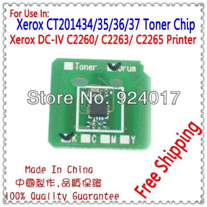 

Toner Chip For Xerox DocuCentre IV C2260 C2263 C2265 2260 2263 Coper,For Xerox CT201434 CT201435 CT201436 CT201437 Toner Chip