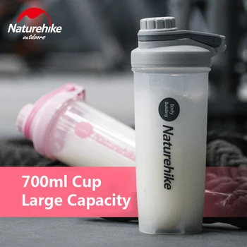 

Naturehike 700ML Creative Collapsible Plastic Fitness With The Protein Powde Bottle Drink Sports Water Bag Camping