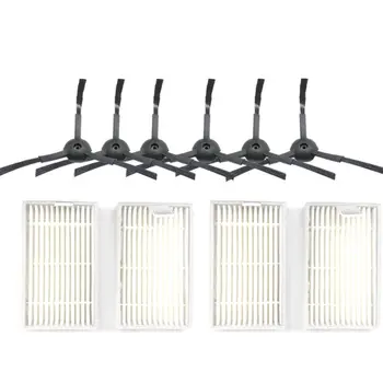 

New package of vacuum cleaner accessories for Panda X500 / CR120 X600 side brush 6 pieces 3 Hepa filter set 4 pieces