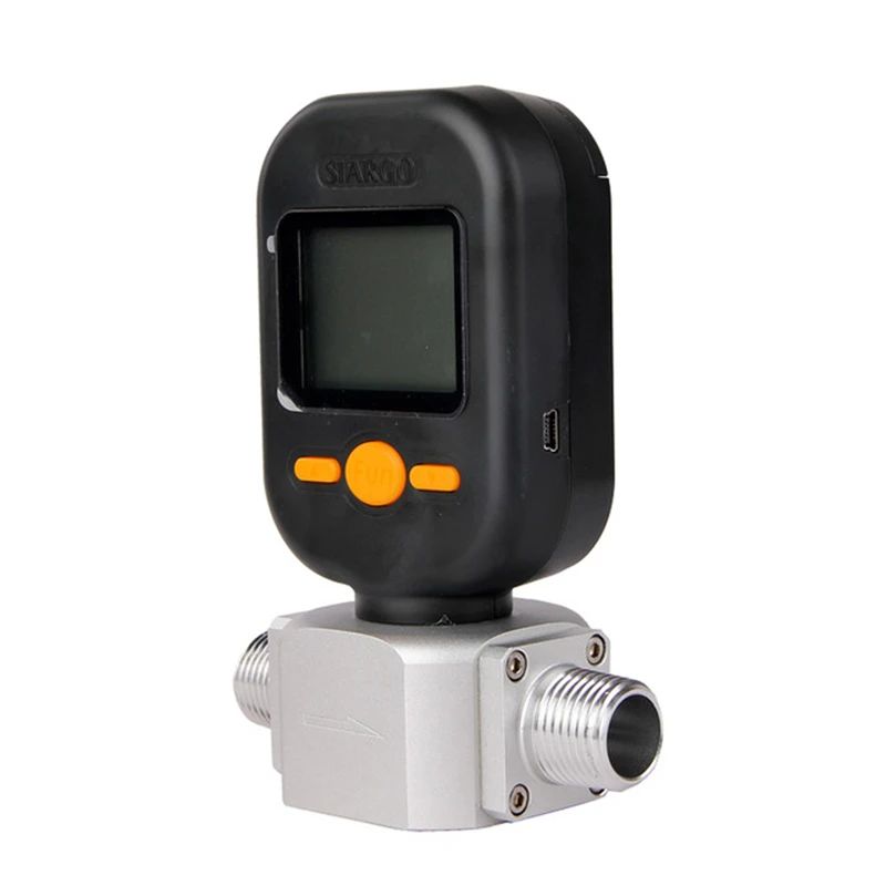  DANIU New Portable MF5712 Flow Meter 200L/min Digital Gas Air Nitrogen Oxygen Mass Flow Meter Rs485