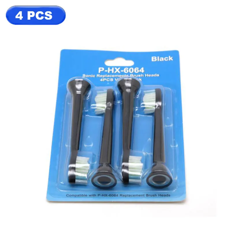 4pcs Electric Tooth Brushes Heads Replacement For Philips Sonicare DiamondClean FlexCare HX6064 4pcs Electric Tooth Brushes Heads Replacement For Philips Sonicare DiamondClean FlexCare HX6064