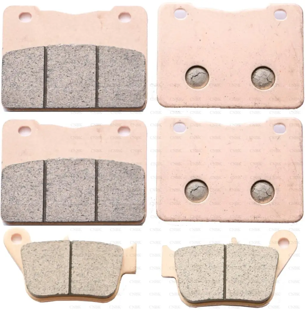 Sintered Set Комплект тормозных колодок для SYM 400 я 400i Max Sym Inc ABS 2011 2012 2013 /600 600i Max Sym ABS - Цвет: Sintered Set