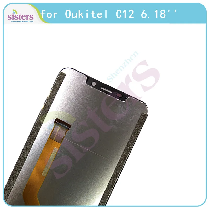 LCD Screen for Oukitel C12 LCD Display Touch Screen Digitizer For Oukitel C12 LCD Assembly Phone Replacement Original Tested Top (4)