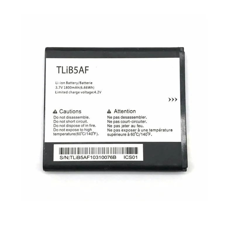 1800mAh TLiB5AF Battery For Alcatel One Touch Pop C5 OT 5036 5036D 5037 5037D 5037A 5037X phone battery