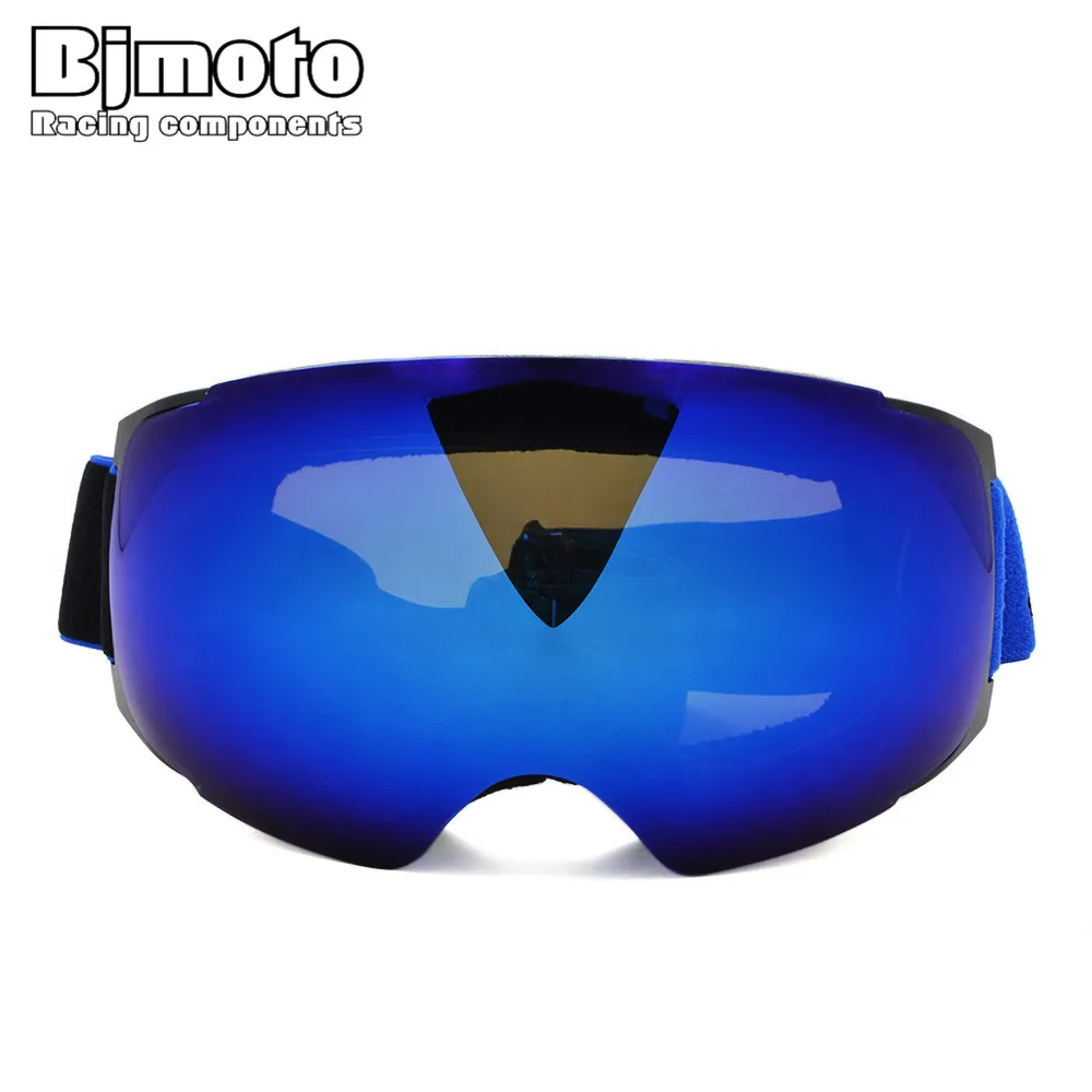 

BJMOTO Magnet Ski Goggles Double Lens UV400 Anti-fog Big Mask Glasses Men Women Snowboard Snowmobile Oculos Goggle