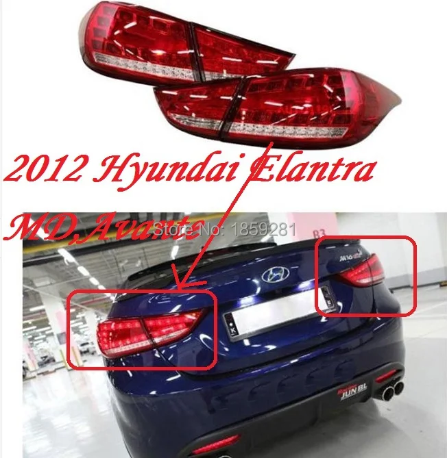 Бампер лампа для Elantra задний светильник, MD Avante, 2012~, автомобильные аксессуары, светодиодный, Elantra задний светильник, Elantra противотуманный светильник; sonata, IX35