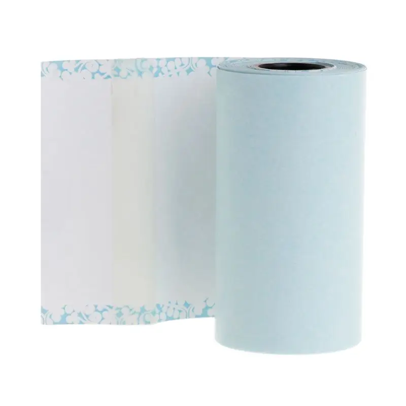 Высокое качество печати рулон бумажных стикеров Совместимость с портативной бумагой ANG P1 принтер - Цвет: Синий