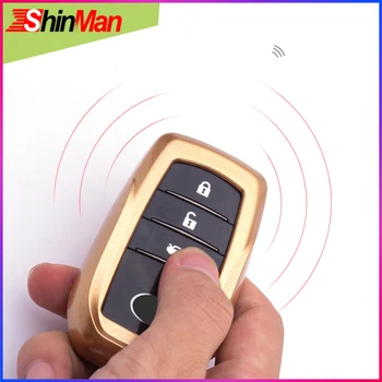 

ShinMan ABS Paint Car Key Case key Cover For Toyota RAV4 Crown REIZ YARIS Highlander Corolla Camry MARK X Land Cruise Prado