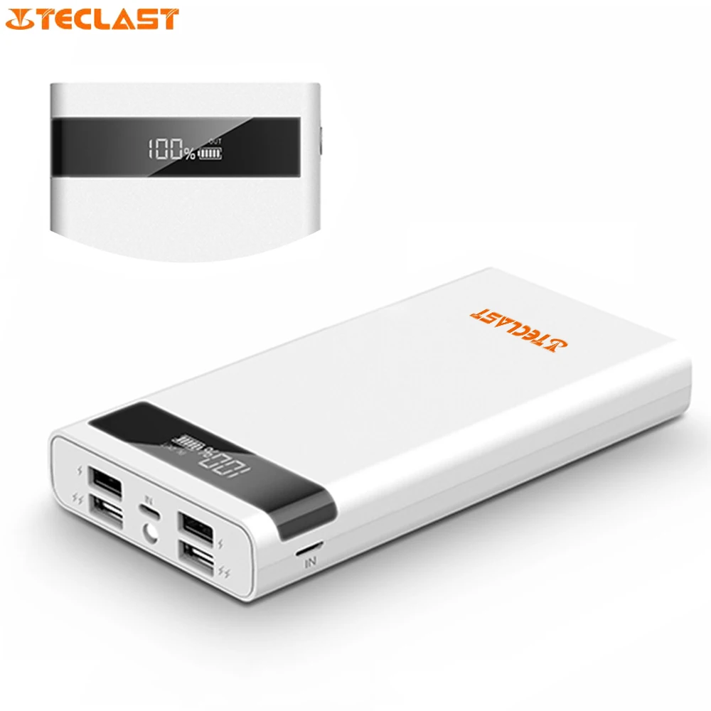 bilder für Teclast 4 USB Outport 2.1A Energienbank T200CE 20000 mAh Externe Akku Micro-USB-Blitz Eingang Power bilder für Teclast 4 USB Outport 2.1A Energienbank T200CE 20000 mAh Externe Akku Micro-USB-Blitz Eingang Power