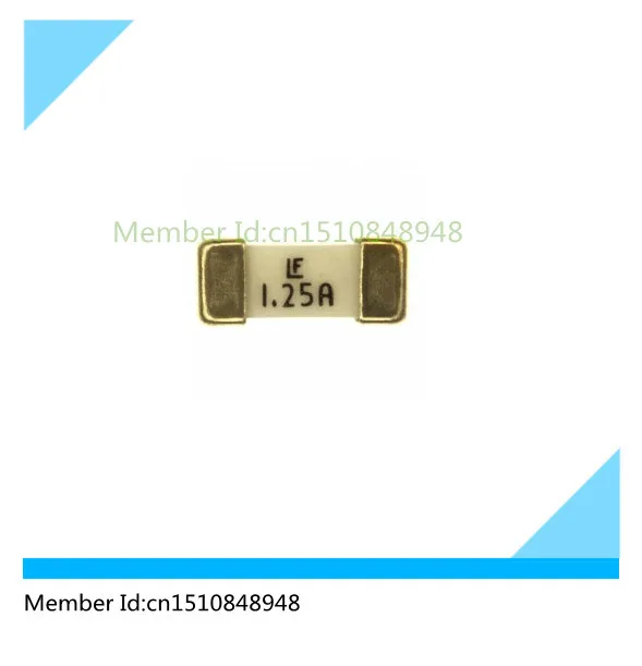 10 шт./лот SMD плавкий предохранитель 125 В 1.25A быстро действующий Littelfuse 04511.25MRL 1808