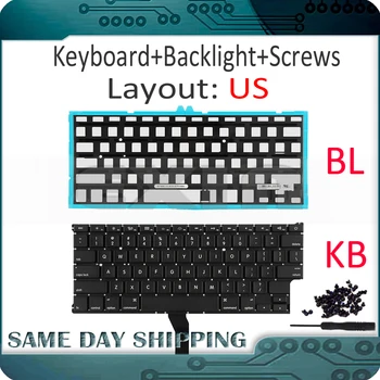 

New for Apple Macbook Air 11" A1370 A1465 US USA English Keyboard us Replacement with Backlight Backlight 2011-2015 Year