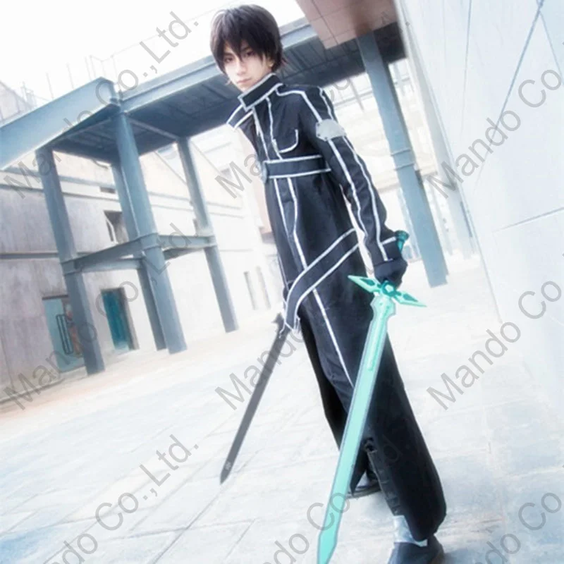 Костюм для косплея аниме SAO Sword Art Online Kirigaya Kazuto Kirito костюм Хэллоуина мужчин куртка +