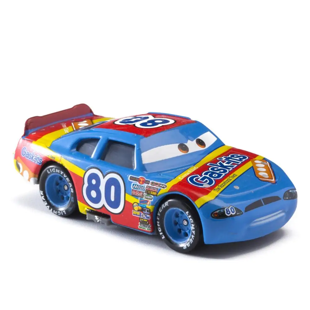 Гоночный автомобиль Дисней Pixar 60 Lightning McQueen Mater Jackson Storm Ramirez 1:55 литой под давлением