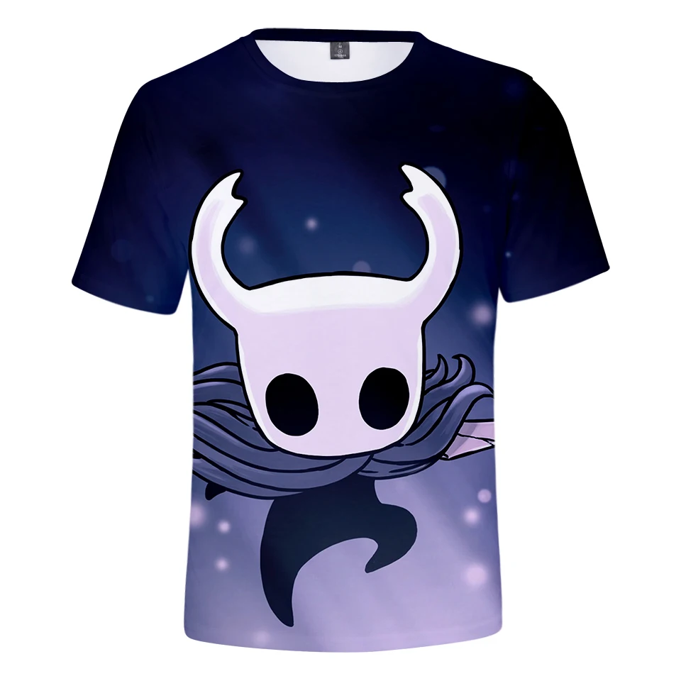 Новая игра хит сезона 3D hollow Knight футболка для мужчин и женщин с коротким рукавом