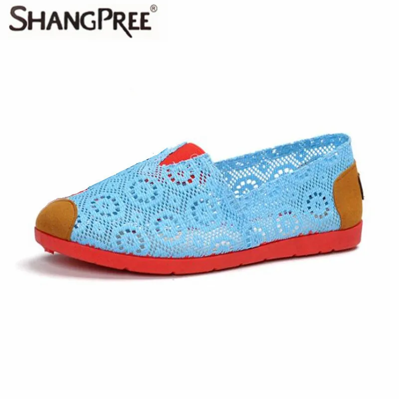

Hot 2017 Summer Hollow Breathable Size 35-40 Flats Shoes Woman Comortable Casual Women Flats Outdoor Women's Leisure Shoes