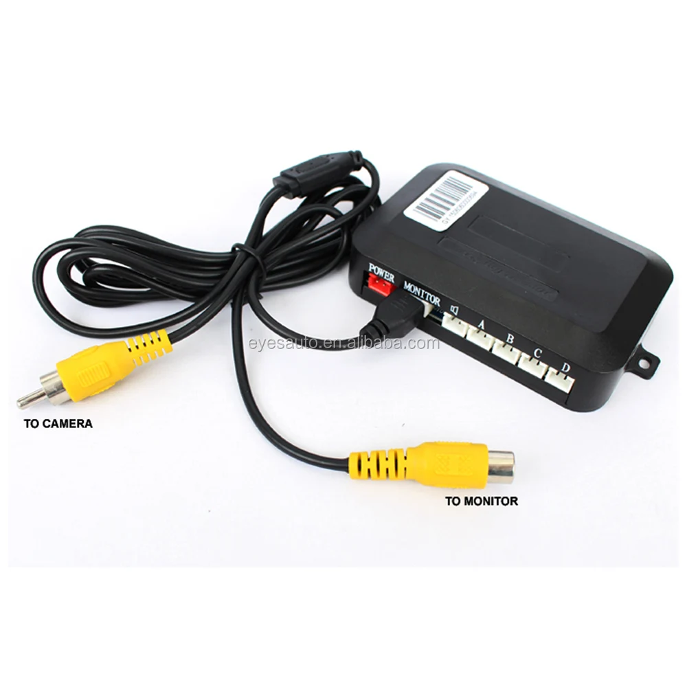 Coche seguridad aparcamiento detección 4 sensor visible TV monitor w gran angular cámara de respaldo y pantalla de espejo de 4,3\ Coche seguridad aparcamiento detección 4 sensor visible TV monitor w gran angular cámara de respaldo y pantalla de espejo de 4,3\