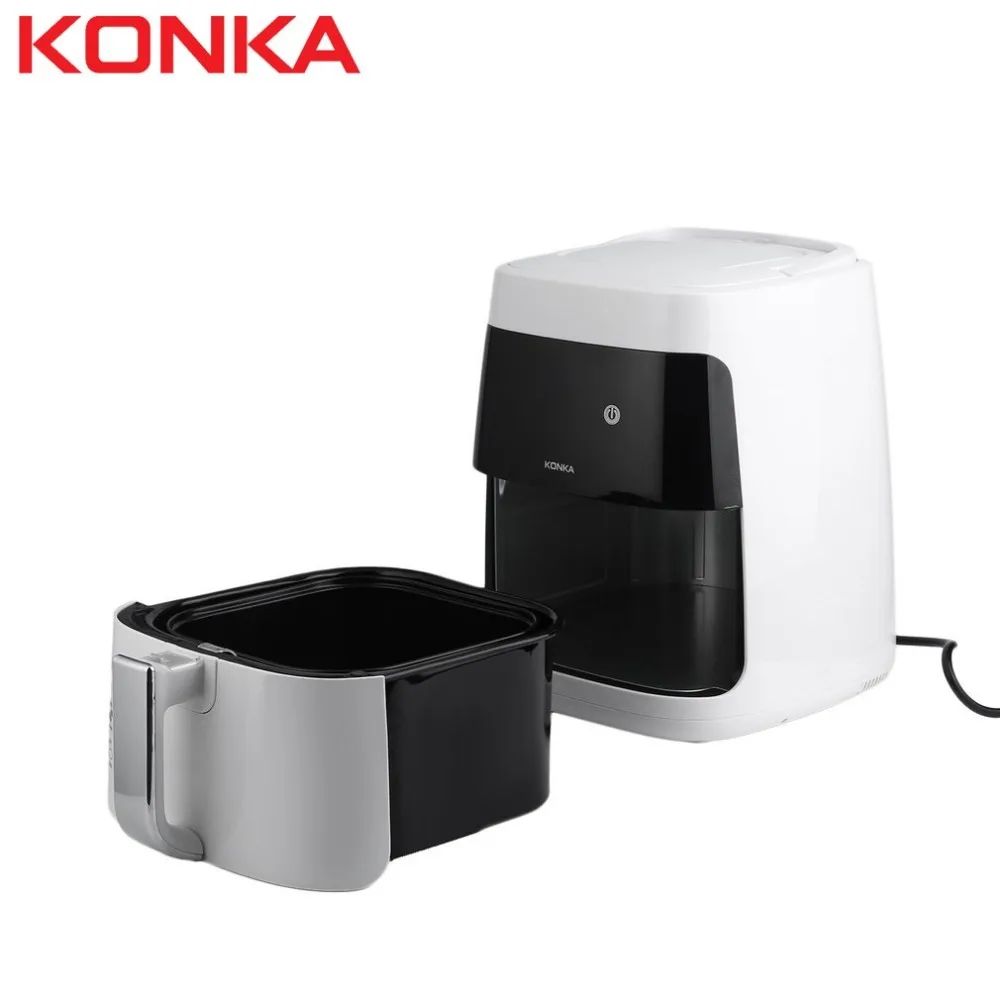 Online Kontrol Cerdas Mikrokomputer Konka KGKZ 2501 220 V 2.5L Tanpa Asap Listrik Air Fryer Kentang Goreng Mesin Non Stick Fryer