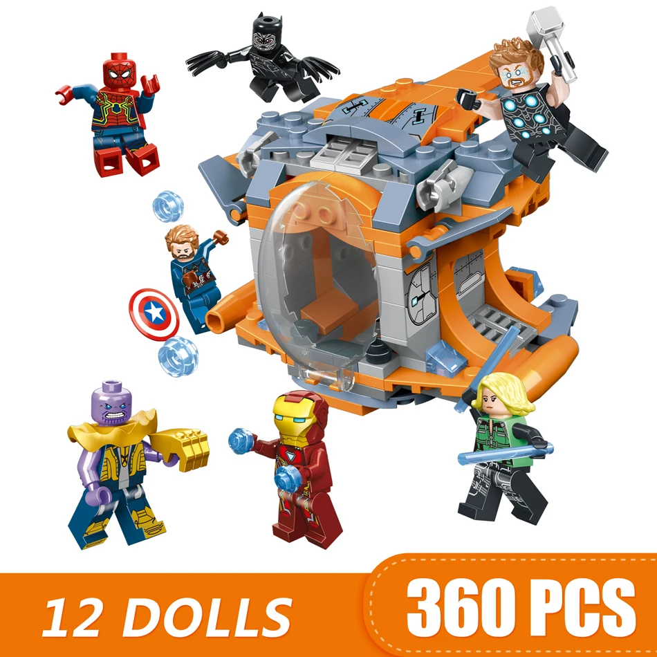 

480PCS Small Building Blocks Compatible with Legoe 12 In 1 Marvel Avengers 4 endgame Toys for children girls boys Gift DIY